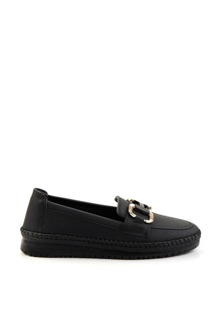 Siyah  Kadın Loafer Ayakkabı K01536194009