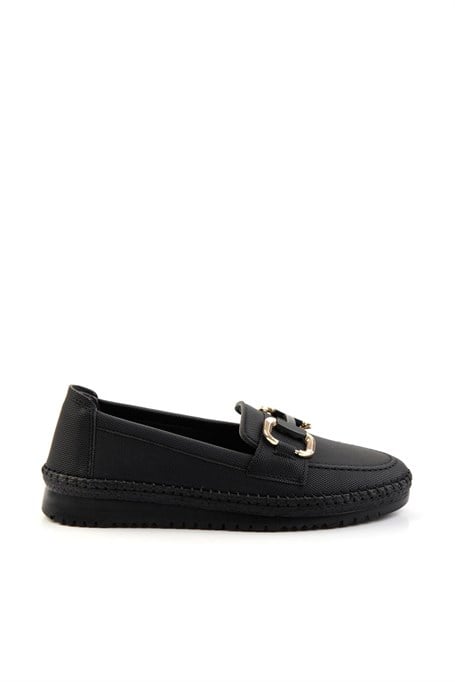 Siyah  Kadın Loafer Ayakkabı K01536194009
