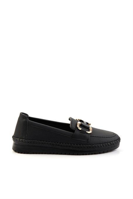 Siyah  Kadın Loafer Ayakkabı K01536194009
