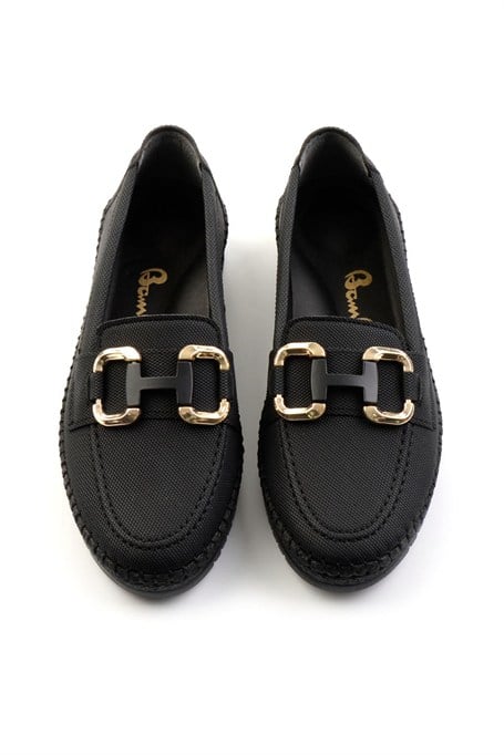 Siyah  Kadın Loafer Ayakkabı K01536194009