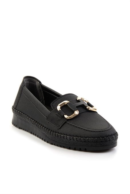 Siyah  Kadın Loafer Ayakkabı K01536194009