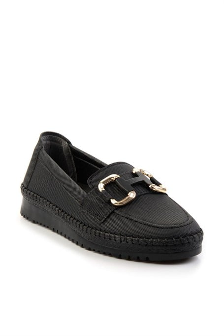 Siyah  Kadın Loafer Ayakkabı K01536194009