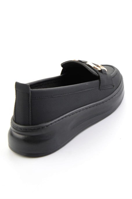 Siyah  Kadın Loafer Ayakkabı K01536194509