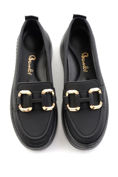 Siyah  Kadın Loafer Ayakkabı K01536194509