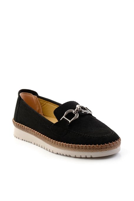Siyah  Kadın Loafer Ayakkabı K01536201002