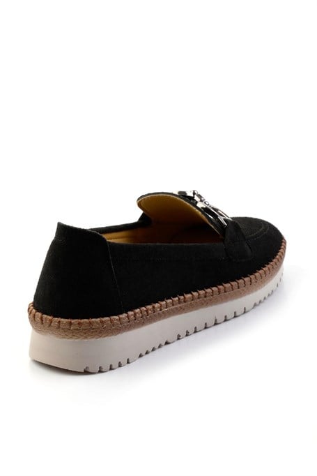 Siyah  Kadın Loafer Ayakkabı K01536201002