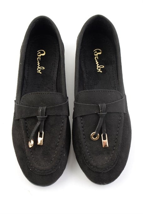 Siyah  Kadın Loafer Ayakkabı K01542380572