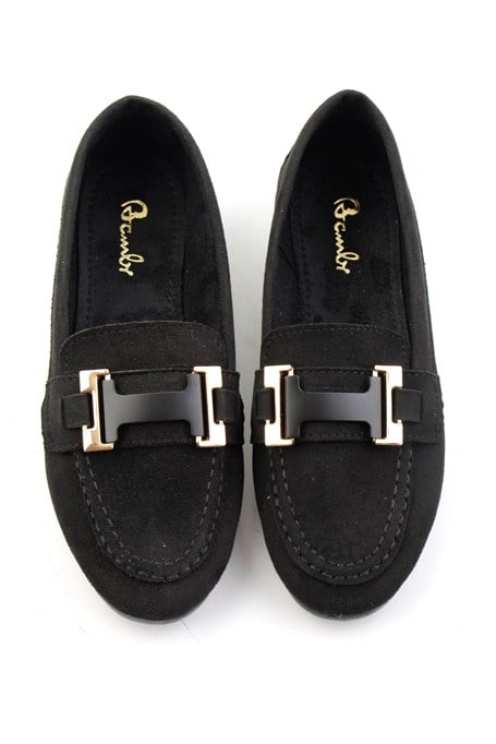 Siyah  Kadın Loafer Ayakkabı K01542380672