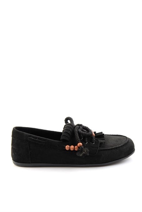 Siyah  Kadın Loafer Ayakkabı K01566004872