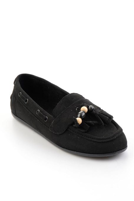 Siyah  Kadın Loafer Ayakkabı K01566004972