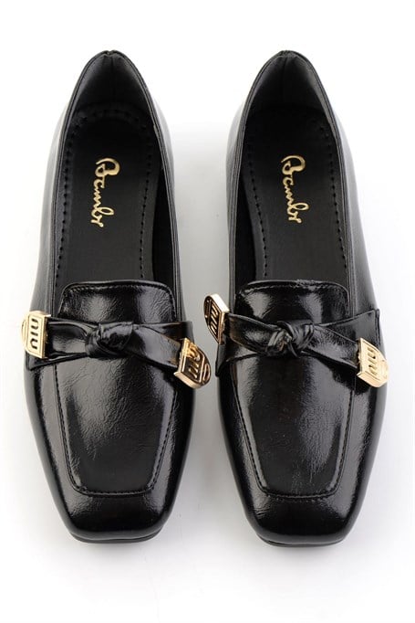 Siyah  Kadın Loafer Ayakkabı K01641022442