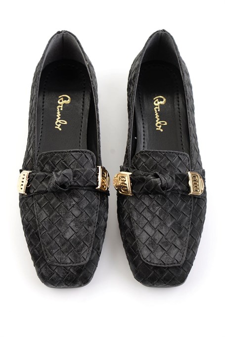 Siyah  Kadın Loafer Ayakkabı K01641022471