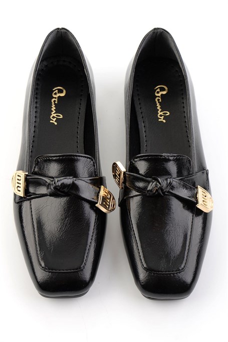 Siyah  Kadın Loafer Ayakkabı K01641022442