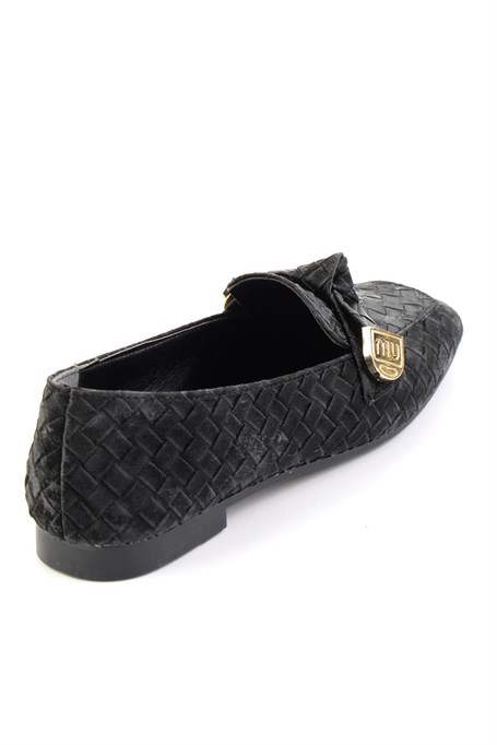 Siyah  Kadın Loafer Ayakkabı K01641022471