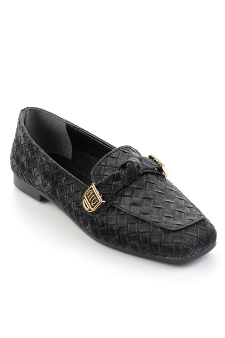 Siyah  Kadın Loafer Ayakkabı K01641022471