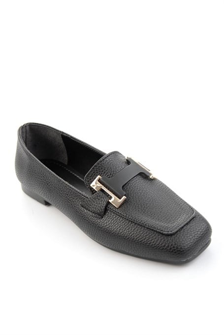 Siyah  Kadın Loafer Ayakkabı K01641022709
