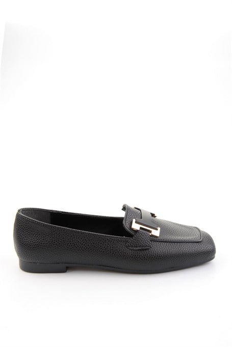 Siyah  Kadın Loafer Ayakkabı K01641022709