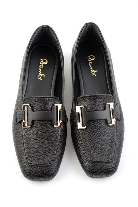 Siyah  Kadın Loafer Ayakkabı K01641022709