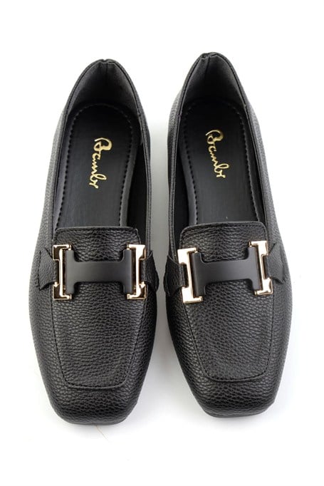 Siyah  Kadın Loafer Ayakkabı K01641022709