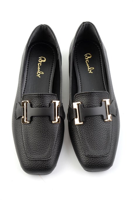 Siyah  Kadın Loafer Ayakkabı K01641022709