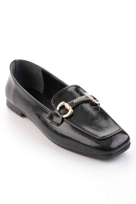 Siyah  Kadın Loafer Ayakkabı K01641023042