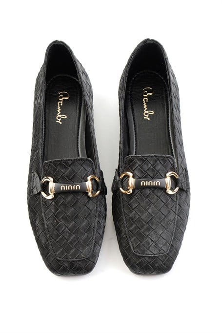 Siyah  Kadın Loafer Ayakkabı K01641023071