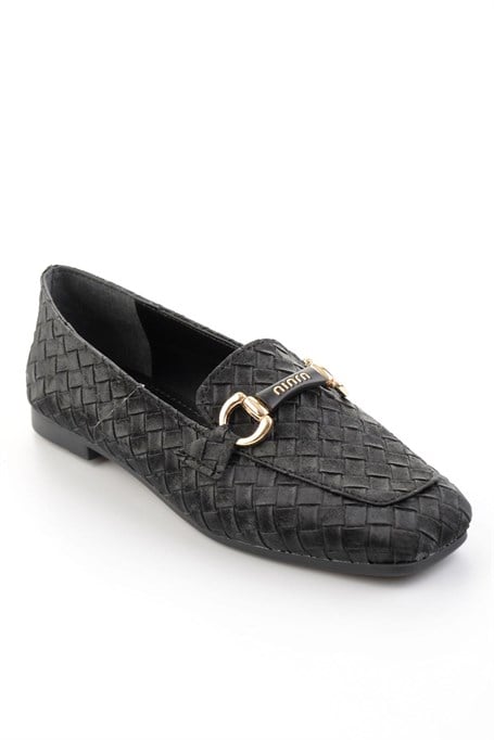 Siyah  Kadın Loafer Ayakkabı K01641023071