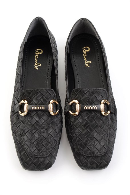 Siyah  Kadın Loafer Ayakkabı K01641023071