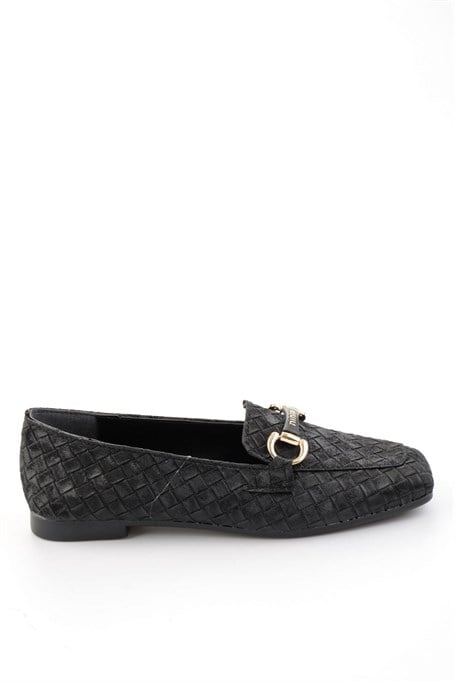 Siyah  Kadın Loafer Ayakkabı K01641023071