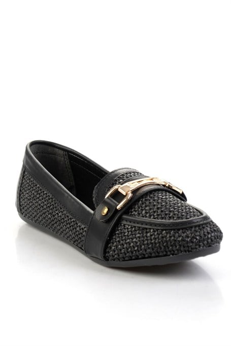 Siyah  Kadın Loafer Ayakkabı K01688011109