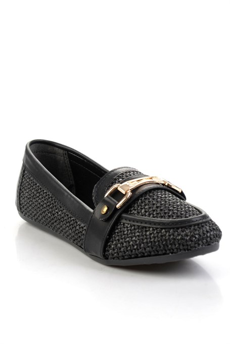 Siyah  Kadın Loafer Ayakkabı K01688011109