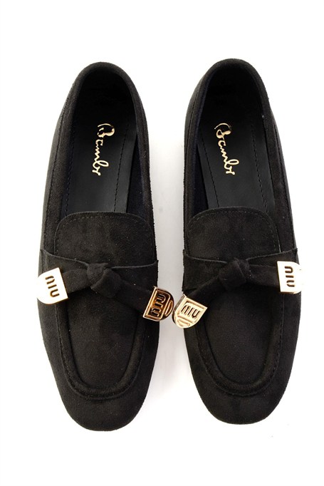 Siyah  Kadın Loafer Ayakkabı K01688011572