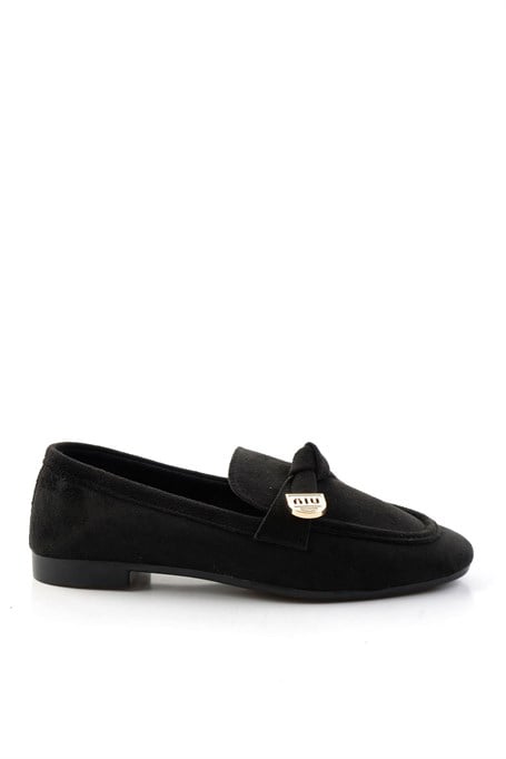 Siyah  Kadın Loafer Ayakkabı K01688011572