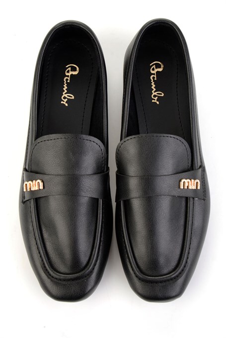 Siyah  Kadın Loafer Ayakkabı K01688011609