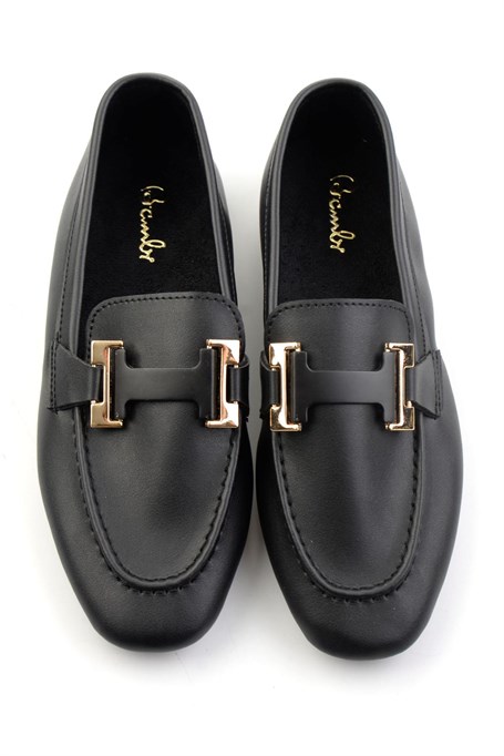 Siyah  Kadın Loafer Ayakkabı K01688012209