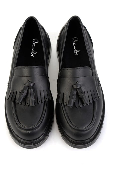 Siyah  Kadın Loafer Ayakkabı K01823060809