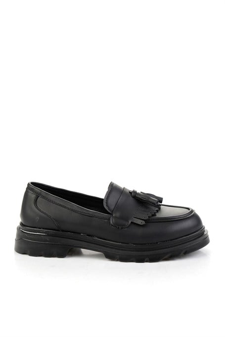 Siyah  Kadın Loafer Ayakkabı K01823060809