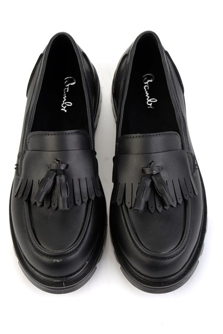 Siyah  Kadın Loafer Ayakkabı K01823060809