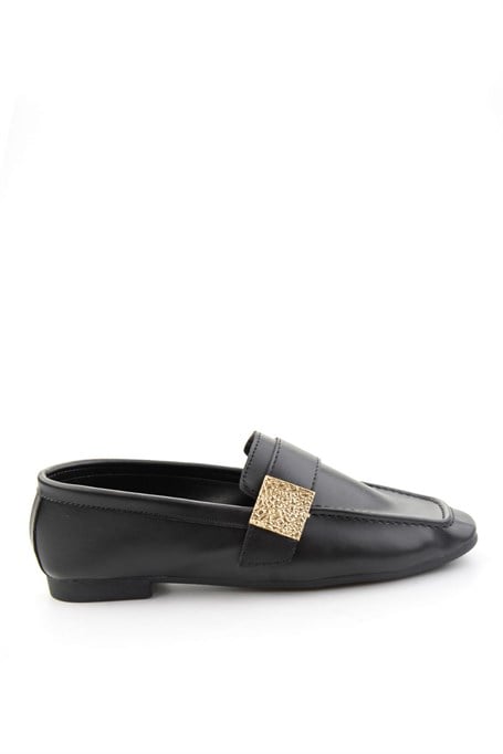 Siyah  Kadın Loafer Ayakkabı K01879251409