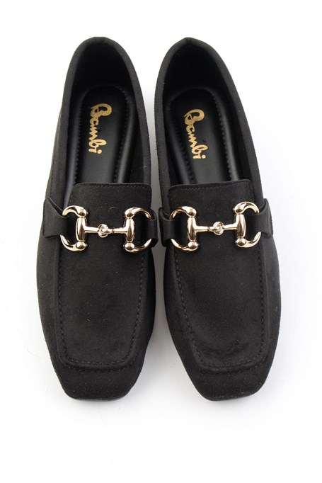 Siyah  Kadın Loafer Ayakkabı K01879251572