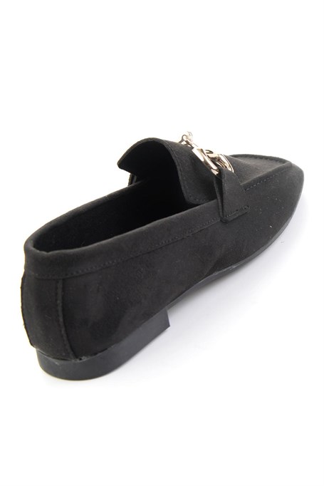 Siyah  Kadın Loafer Ayakkabı K01879251572