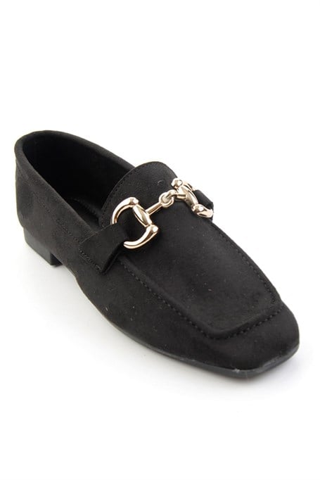 Siyah  Kadın Loafer Ayakkabı K01879251572