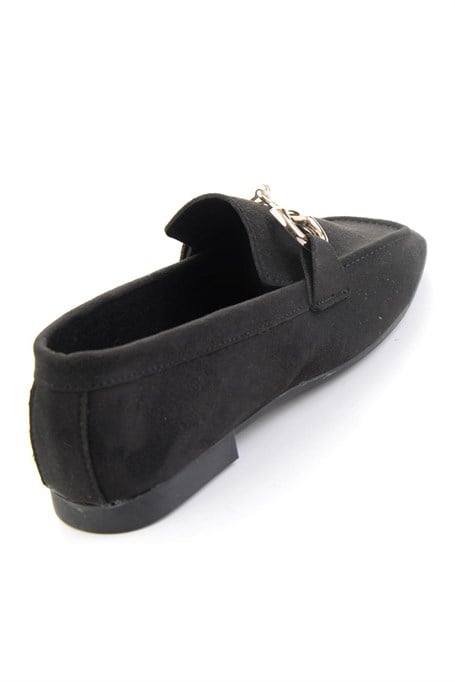 Siyah  Kadın Loafer Ayakkabı K01879251572