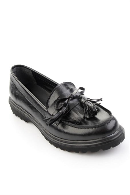 Siyah  Kadın Loafer Ayakkabı K01936000109