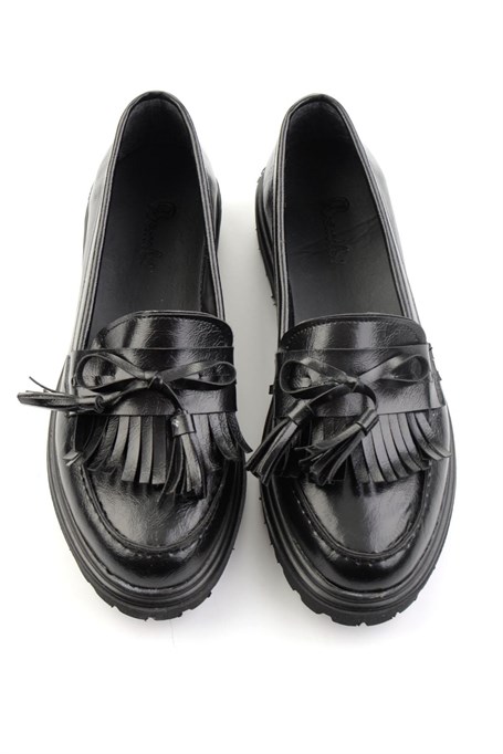 Siyah  Kadın Loafer Ayakkabı K01936000109
