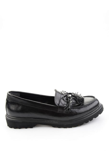 Siyah  Kadın Loafer Ayakkabı K01936000109
