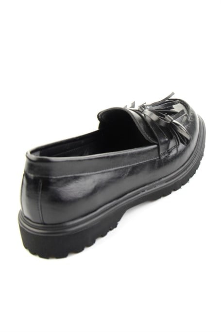 Siyah  Kadın Loafer Ayakkabı K01936000109