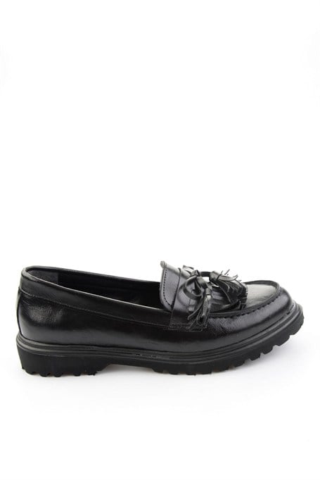 Siyah  Kadın Loafer Ayakkabı K01936000109