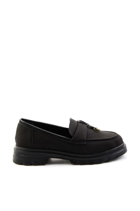 Siyah  Kadın Loafer Ayakkabı K01997010518