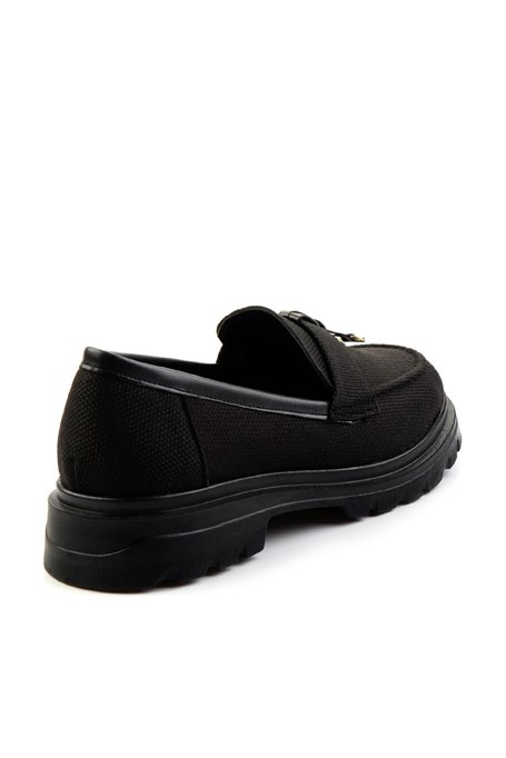 Siyah  Kadın Loafer Ayakkabı K01997010518